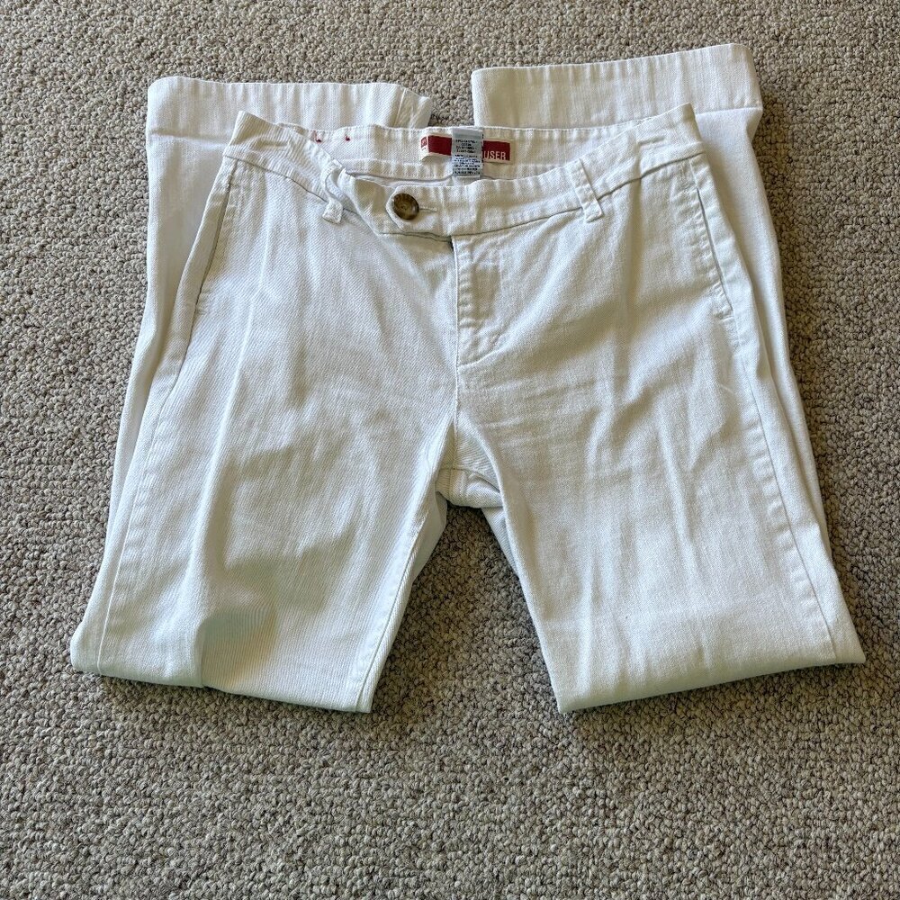GAP Women's Cream Flare & Wide Leg Jeans